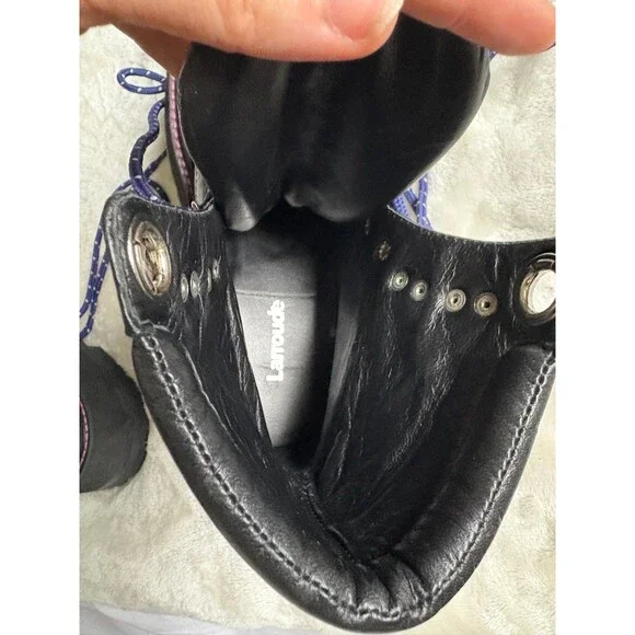 Larroudé Jordan Black Forest Moto Combat Leather Platform Hiker Boot Grunge Punk - Picture 7 of 8